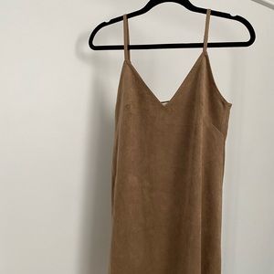 Aritzia Wilfred free suede dress